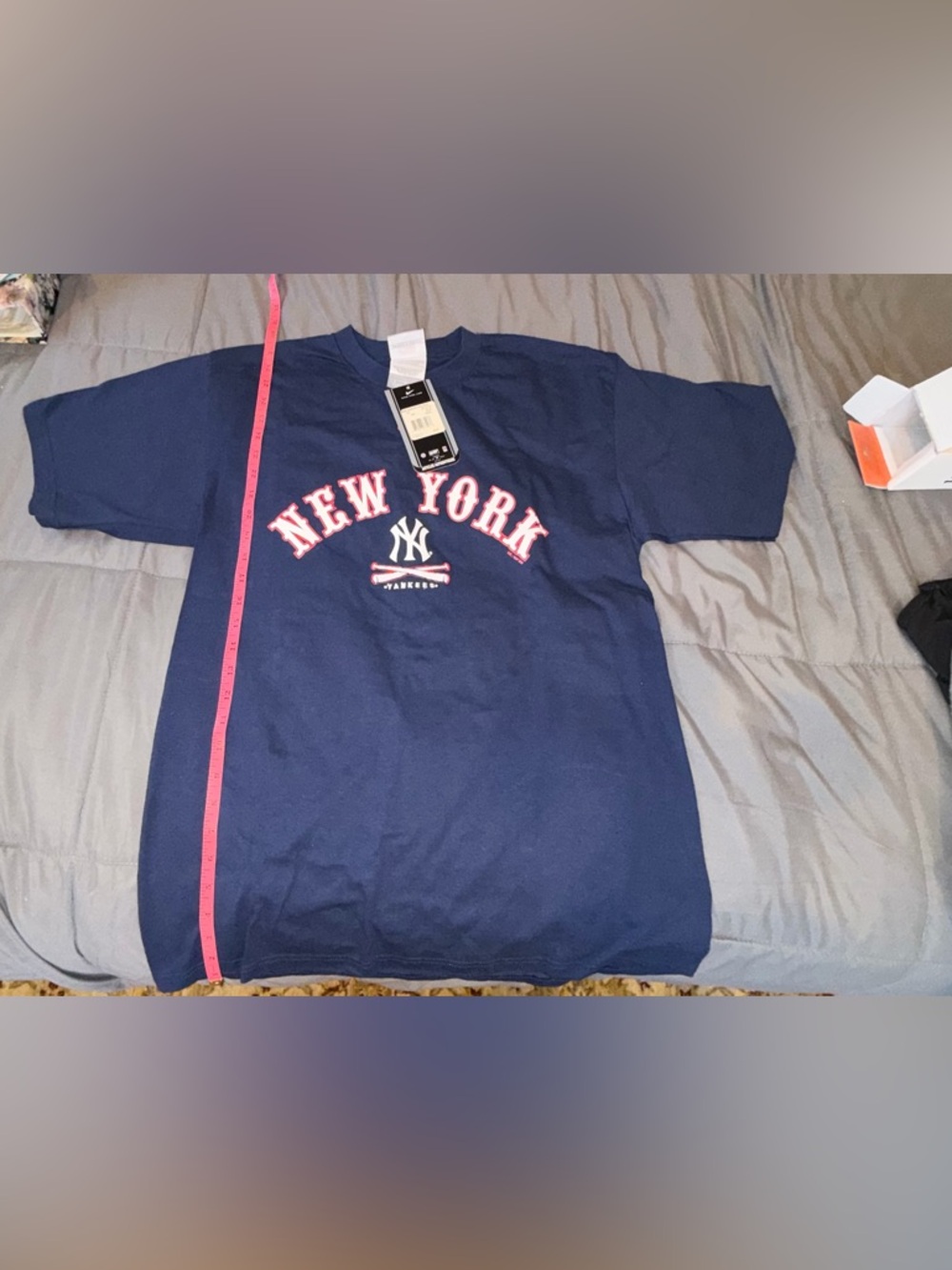 Nike New York Yankees MLB T-Shirt Navy Medium NWT Logo Graphic Tee - Picture 5 of 6